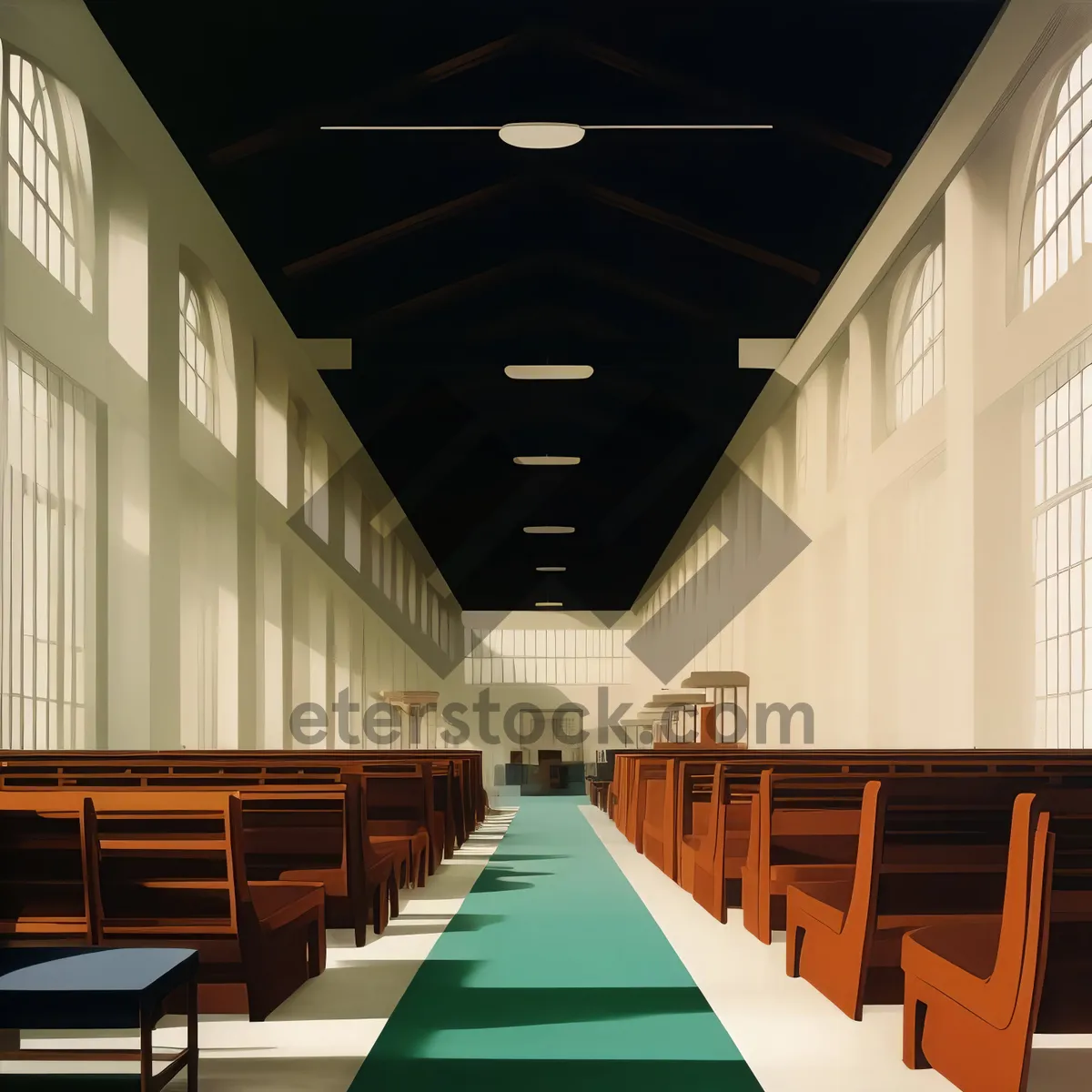 Picture of Modern Library Hall with Beautiful Interior Design