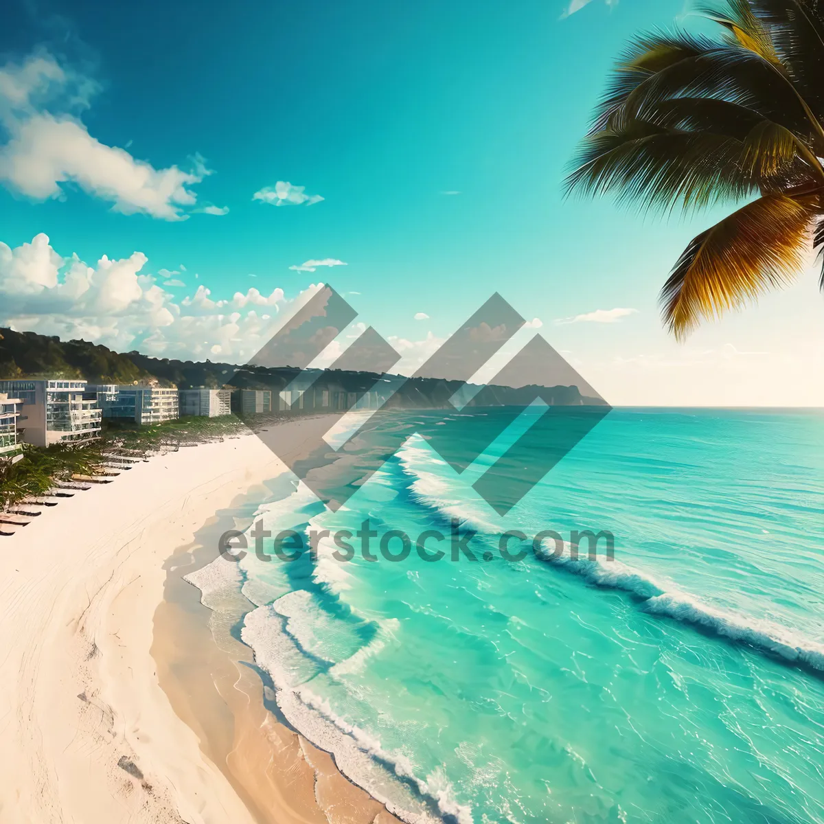 Picture of Tropical Paradise: Sun-kissed Beach Resort