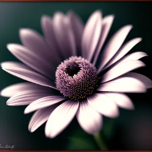 Vibrant Blooming Daisy Petals in Pink and Yellow