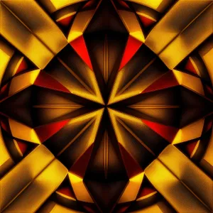 Colorful Geometric Fractal Art Wallpaper