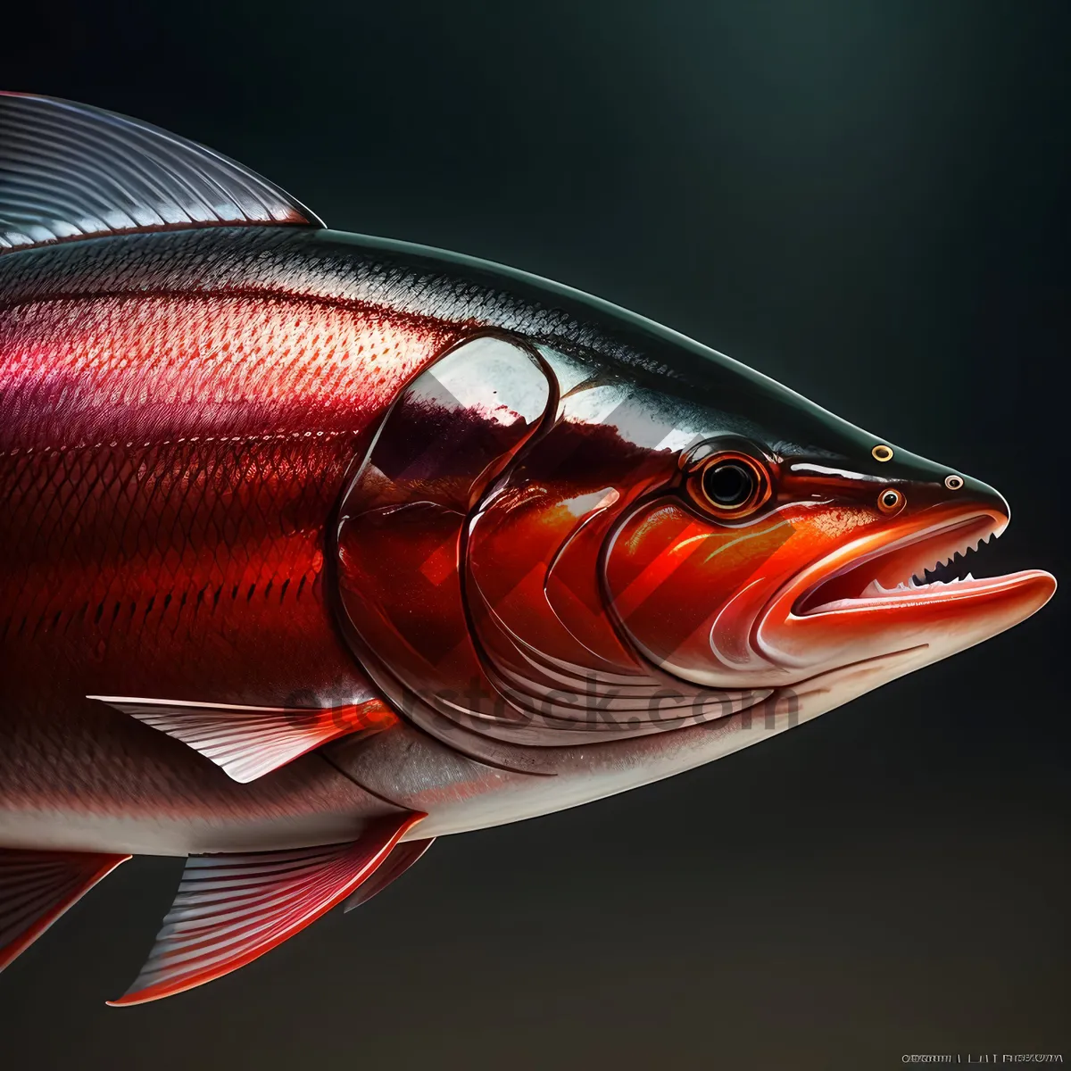 Picture of Marine Fin Fly: A captivating underwater lure for fishing.