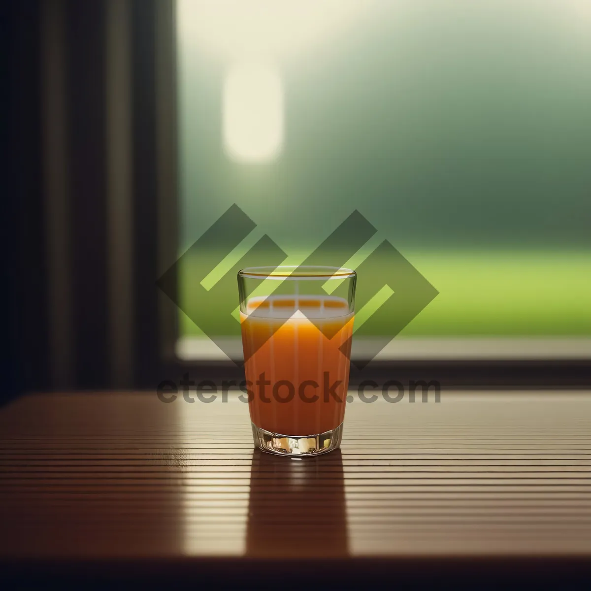 Picture of Refreshingly Cool Golden Lager in Frosted Beer Glass