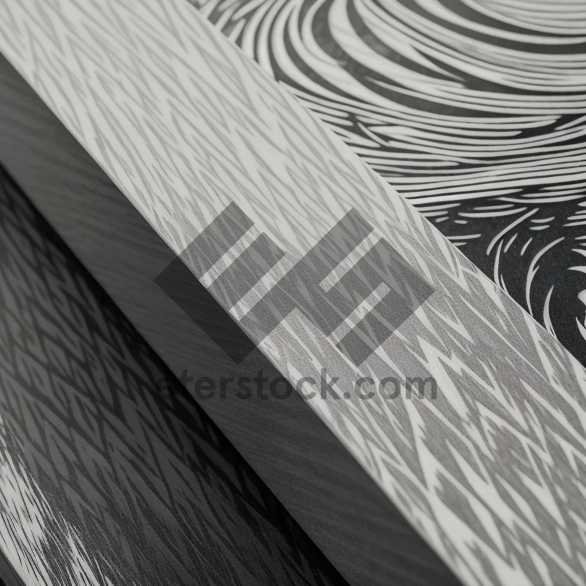 Picture of Elegant Tech Fractal: Smooth Line Motion with Textured Pattern