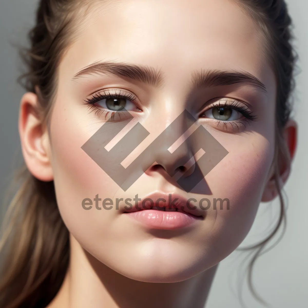 Picture of Radiant and Flawless: Captivating Facial Closeup