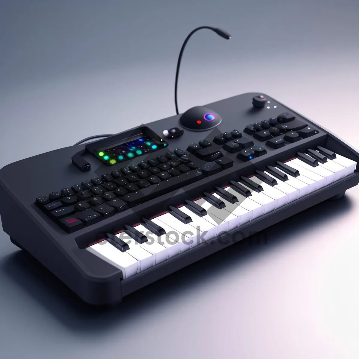 Picture of Synthesizer Keyboard - Technology for Musical Creation