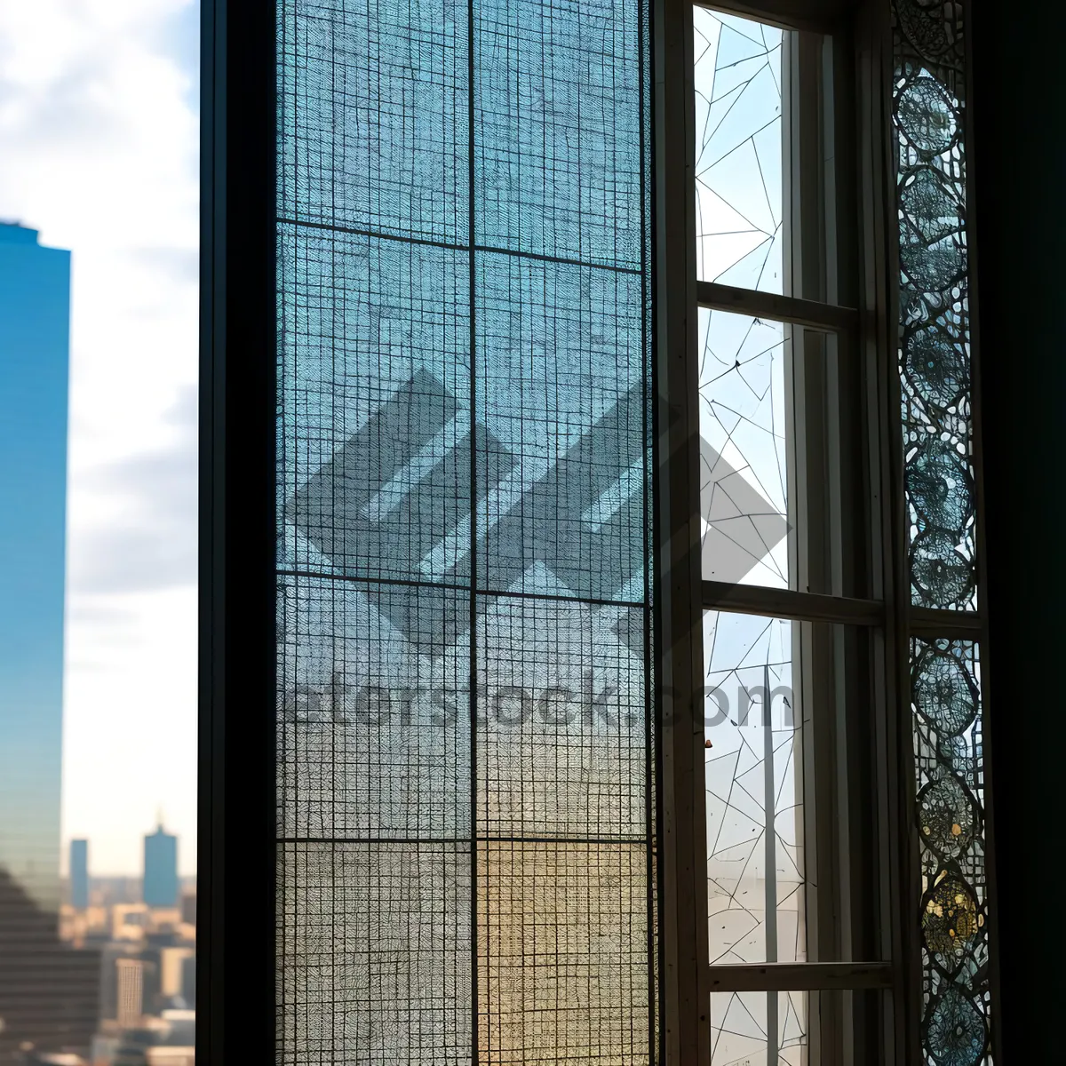 Picture of Urban Skyline - Modern Corporate Glass Tower