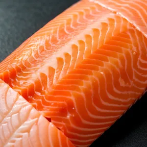 Fresh Citrus Salmon Fillet: Gourmet Seafood with Tangy Orange Flavor