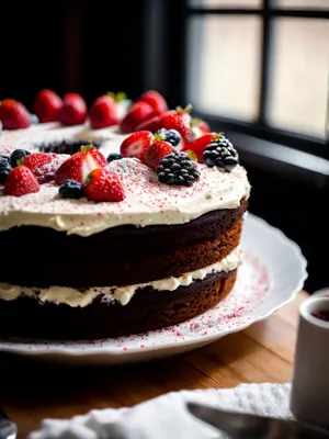 Delicious Berry Trifle with Fresh Cream