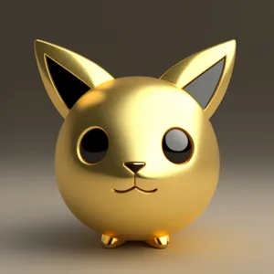 Adorable 3D Piggy Bank Cartoon for Savings