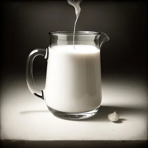 Revitalizing Morning Cuppa: Aromatic Hot Beverage in China Mug