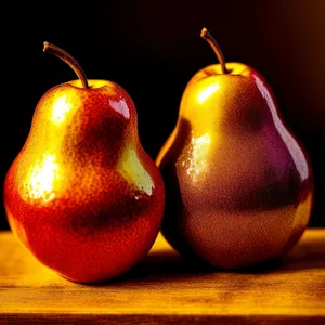Ripe and Juicy Yellow Pear: A Sweet and Healthy Snack