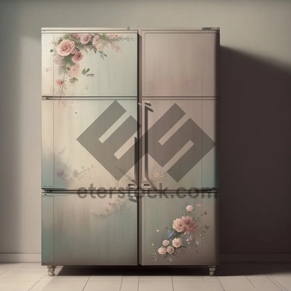 Picture of Modern Interior Wardrobe Design with Wooden Door