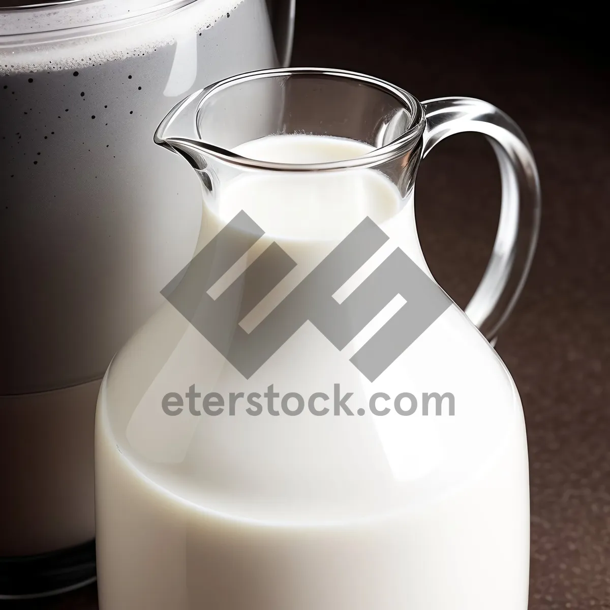 Picture of Refreshing Morning Drink in Ceramic Pitcher.