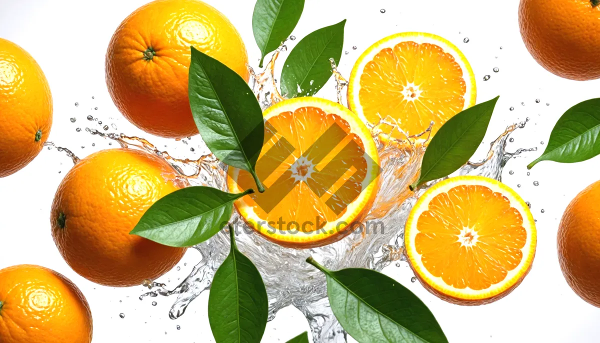 Picture of Refreshing Citrus Breakfast Slices With Fresh Juice