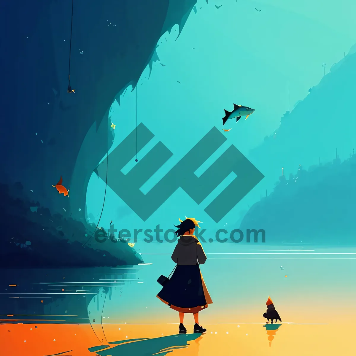 Picture of Sunny Beach Paradise for Summer Vacation