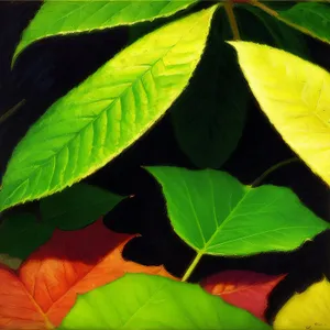 Vibrant Summer Forest Foliage