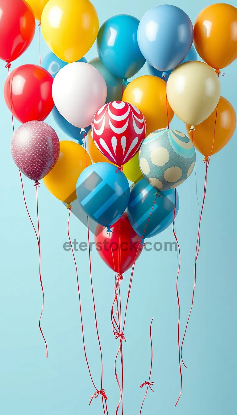 Picture of Colorful Balloon Decorations for a Happy Celebration