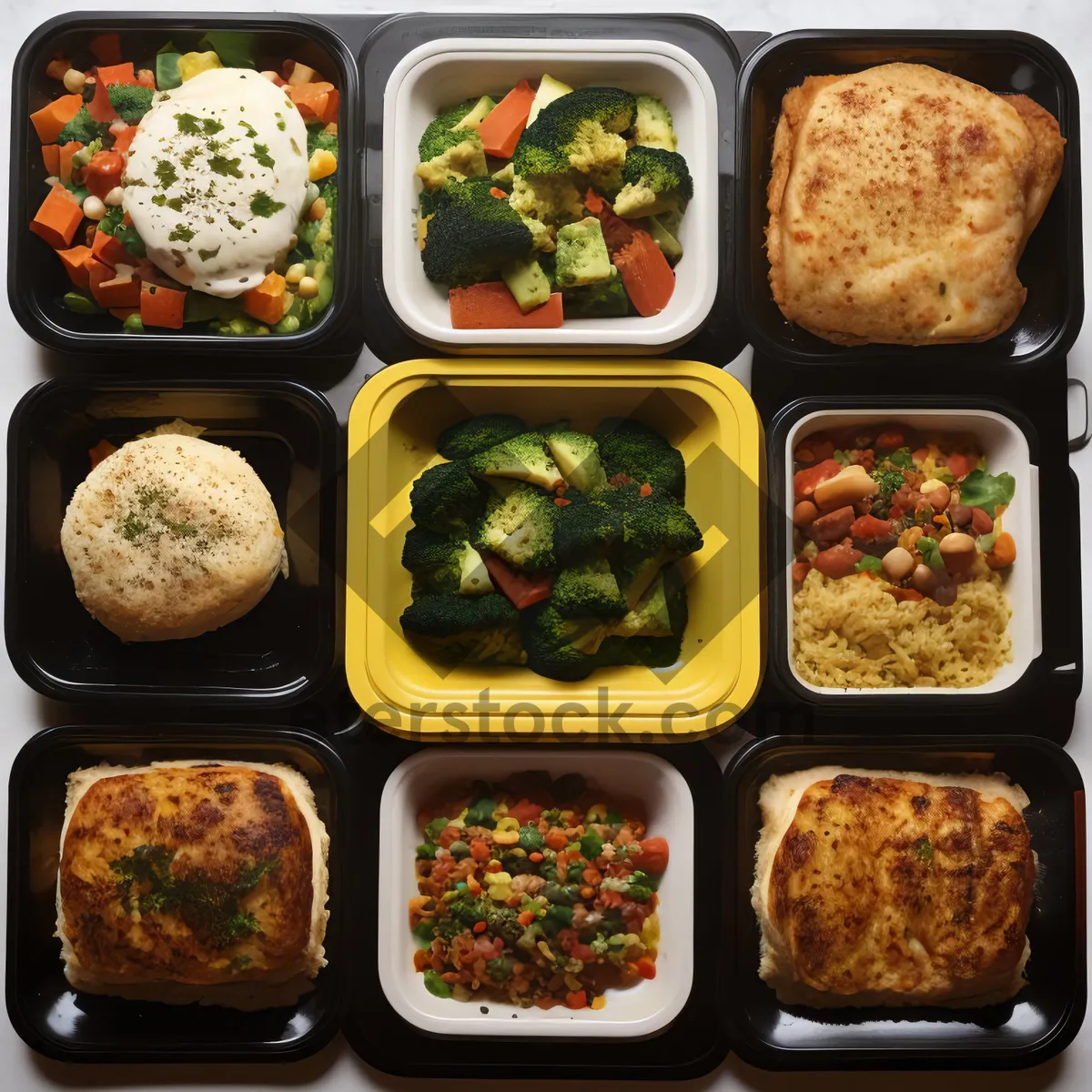 Picture of Delicious Chicken Salad Plate for Gourmet Dinner