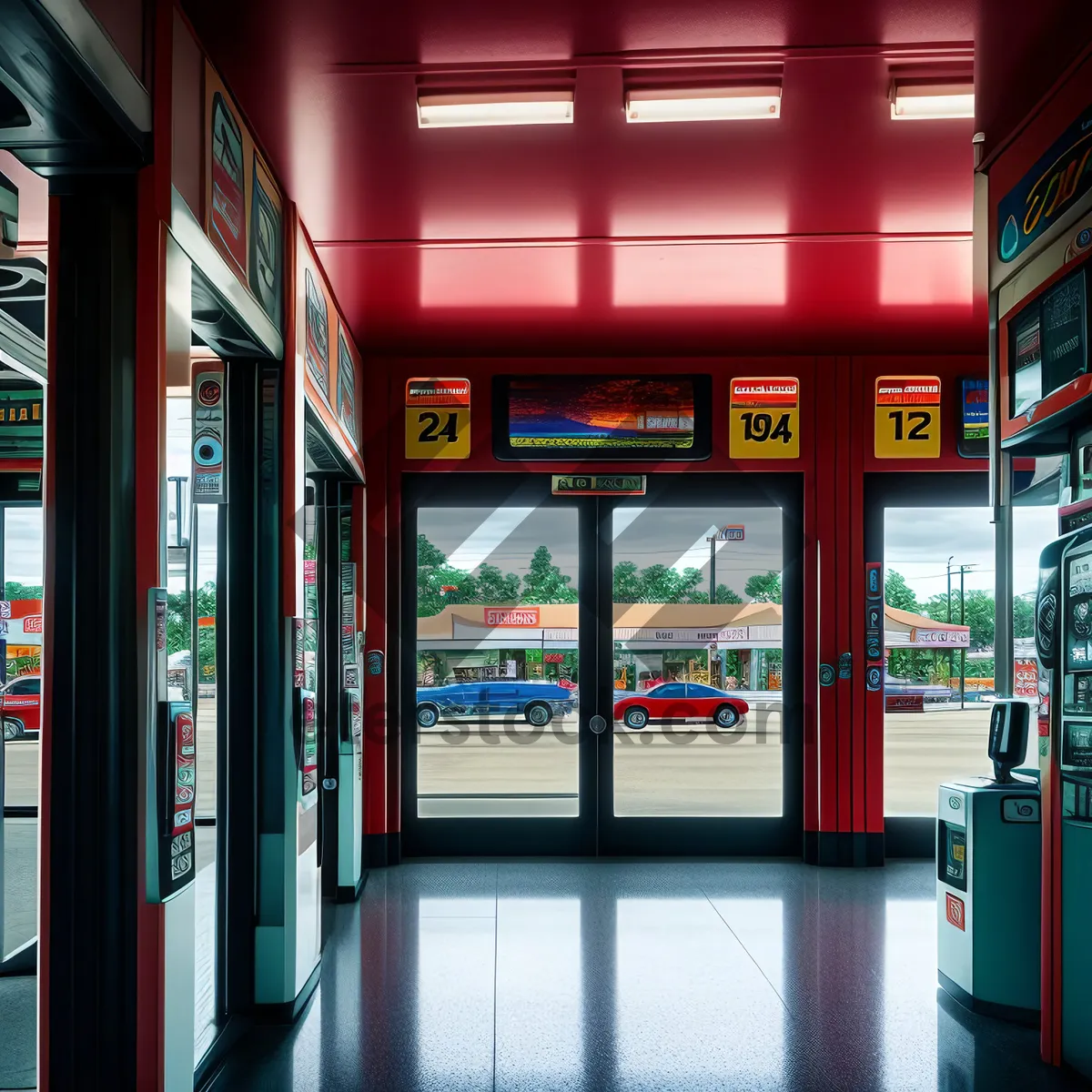 Picture of Urban Vending Machine in City Office Building