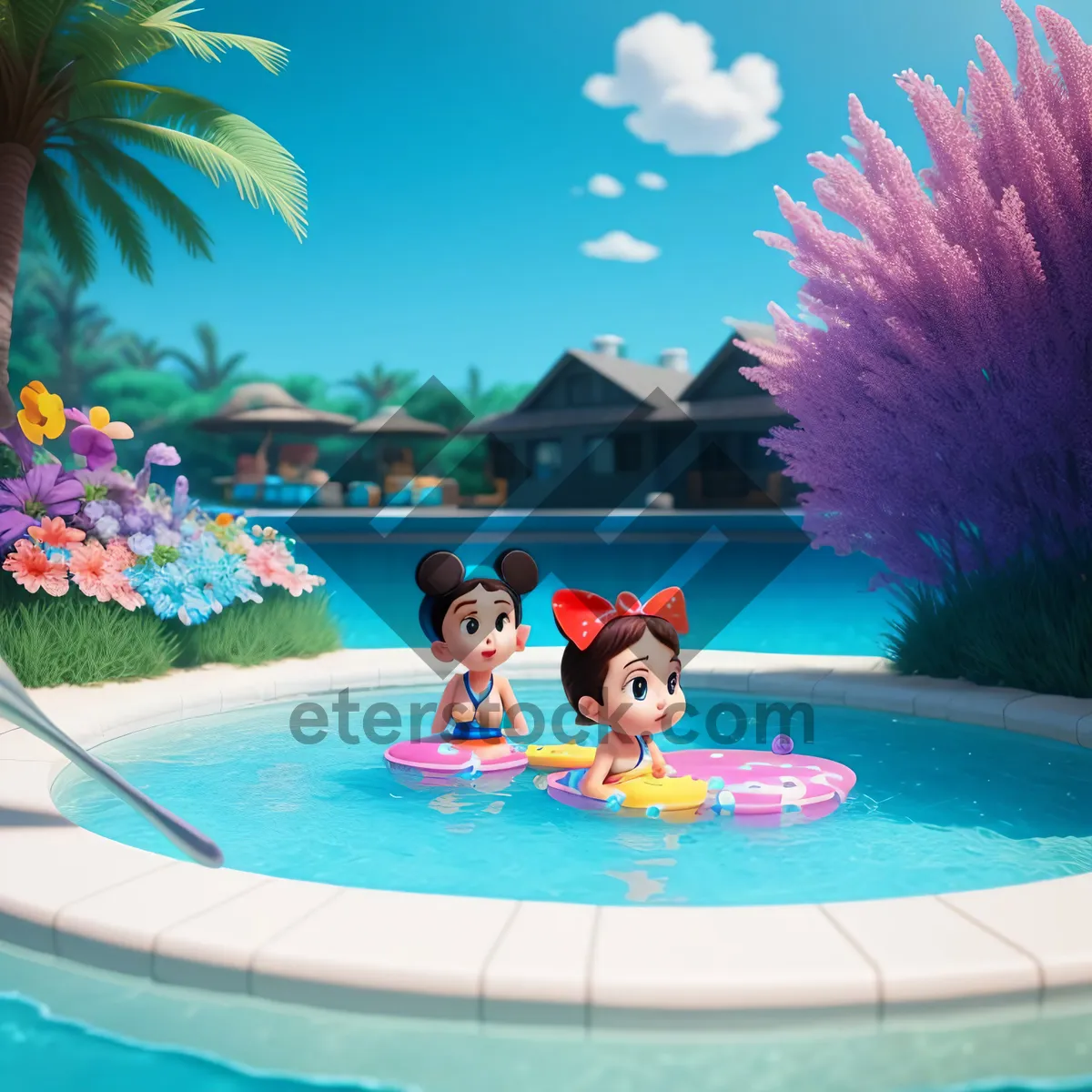 Picture of Tropical Paradise Poolside Retreat