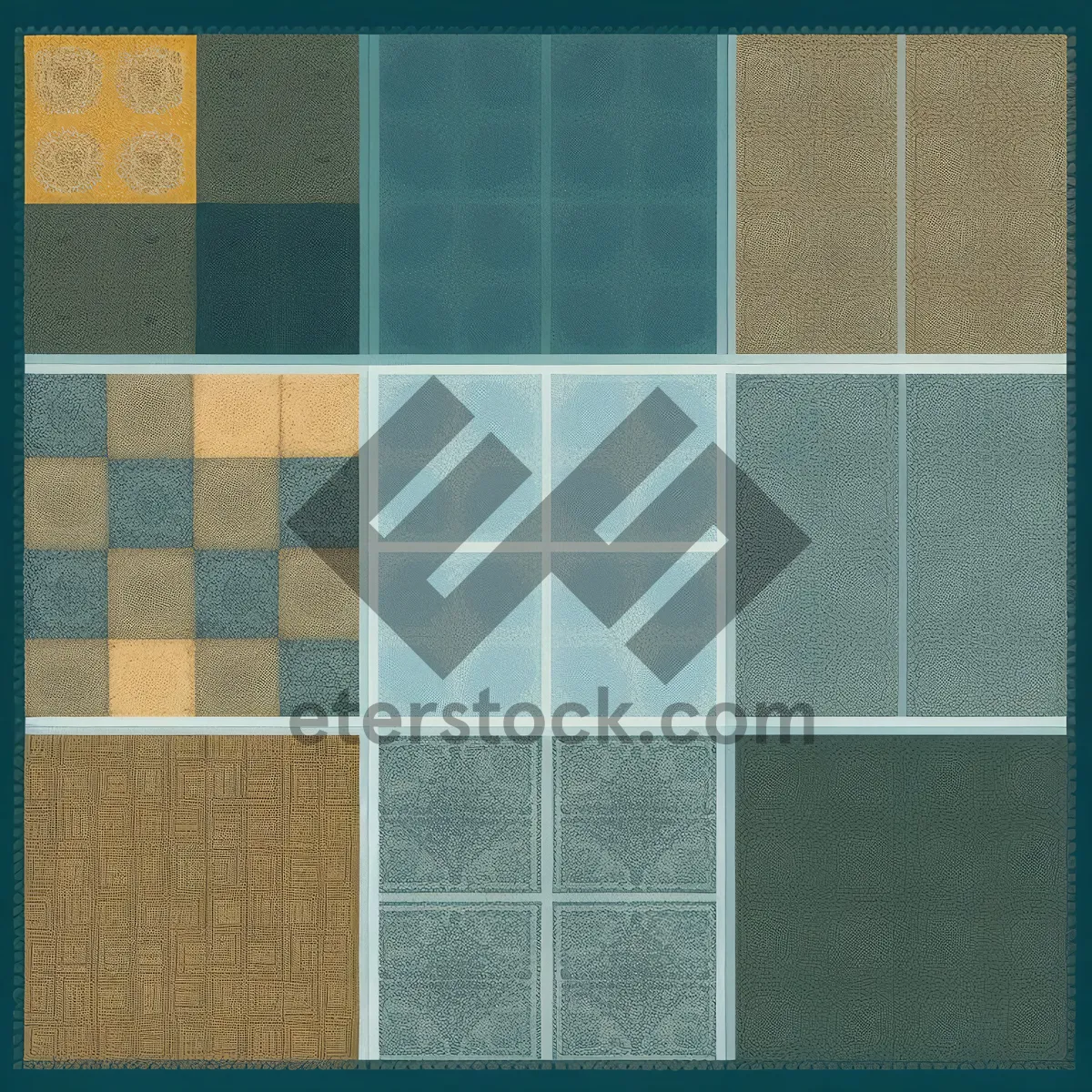 Picture of Graphic retro checkered seamless pattern tile design