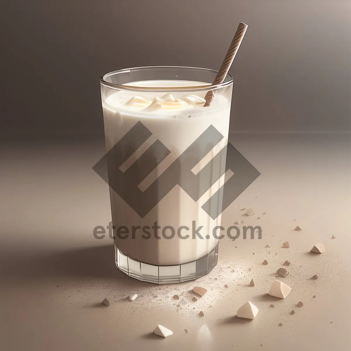 Picture of Refreshing Cocoa Delight in a Glass