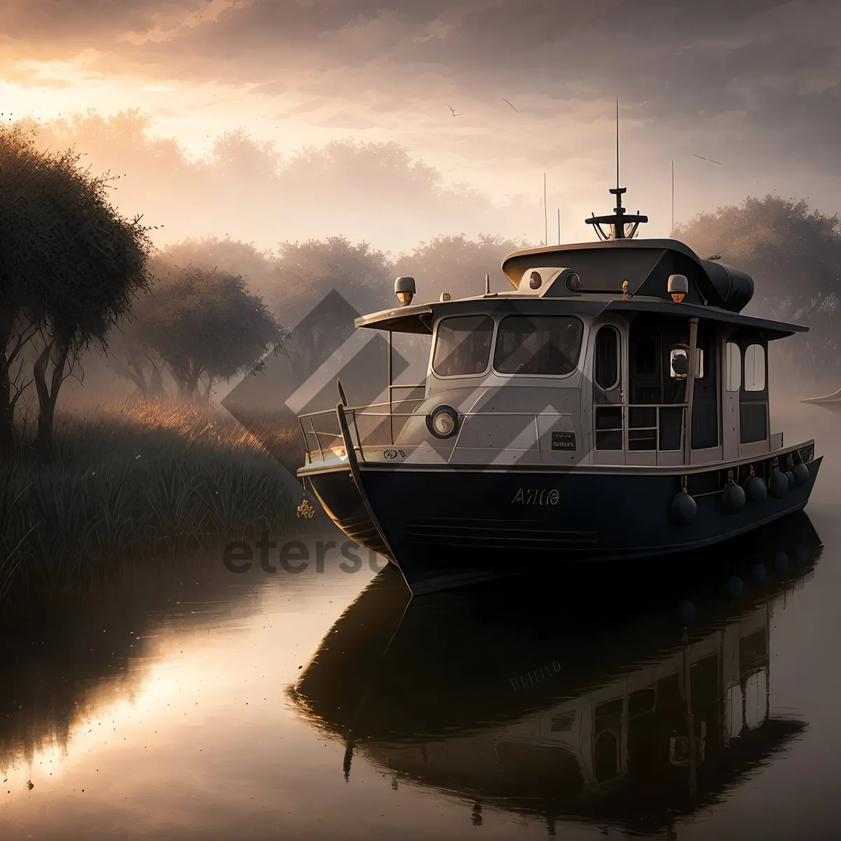 Picture of Harbor Fireboat: Mighty Guardian of the Sea