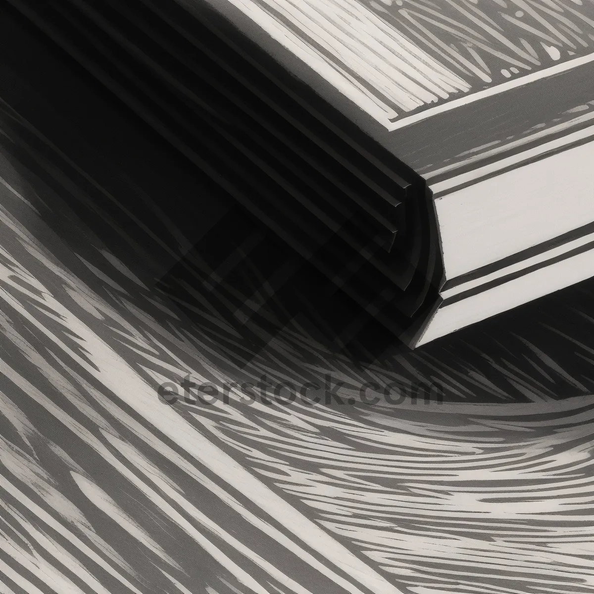 Picture of Journal Art: Digital Graphic with Flowing Fractal Lines