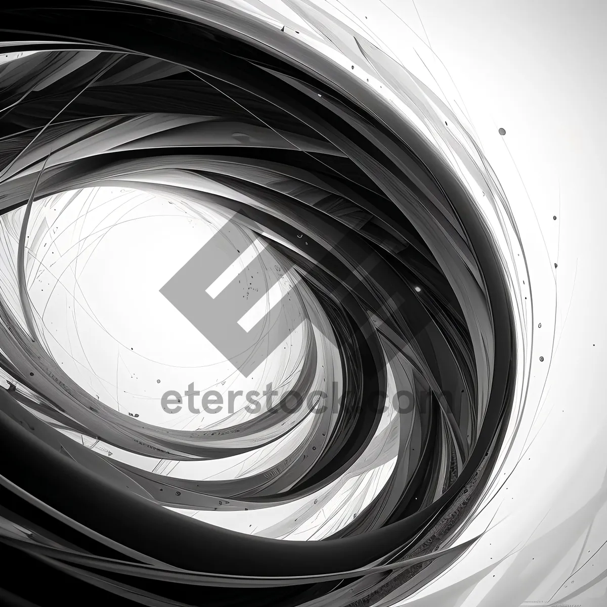 Picture of White Wave: Futuristic Digital Art with Smooth Motion