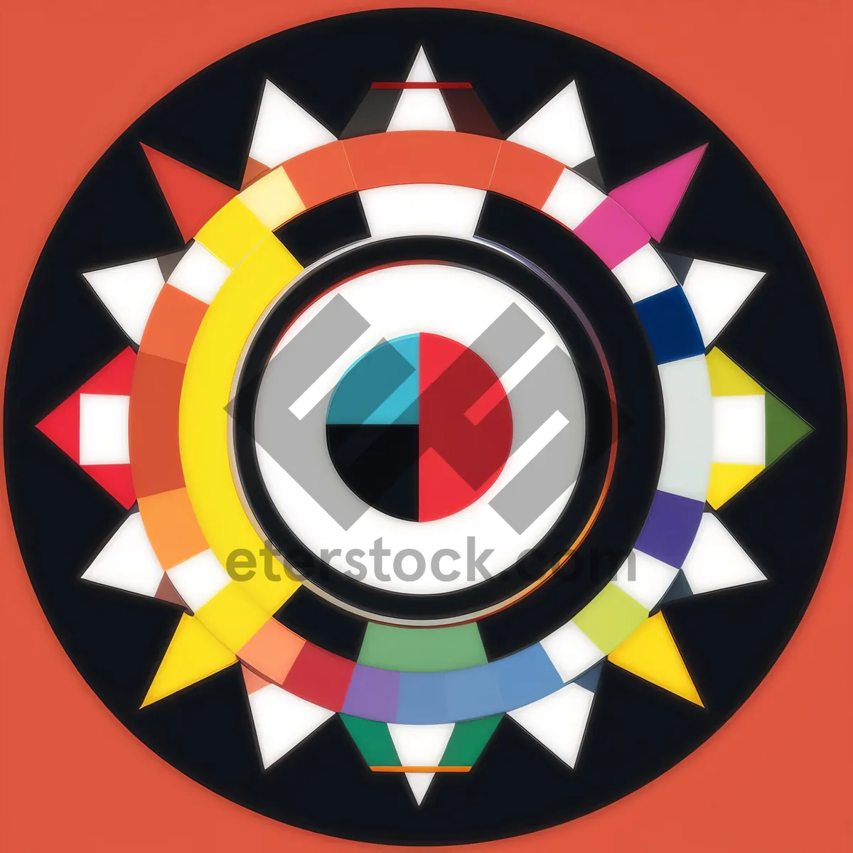 Picture of Shiny 3D Circle Computer Icon Design