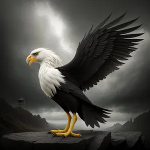Majestic Flight of the Bald Eagle