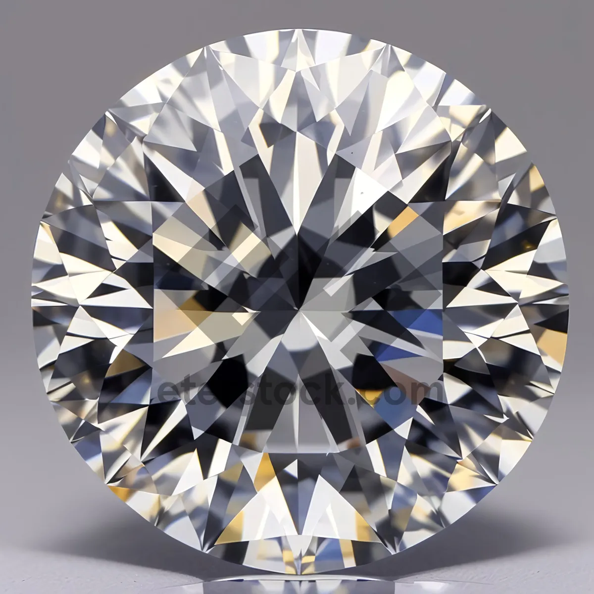 Picture of Dazzling Diamond Sparkling in Brilliant Facets