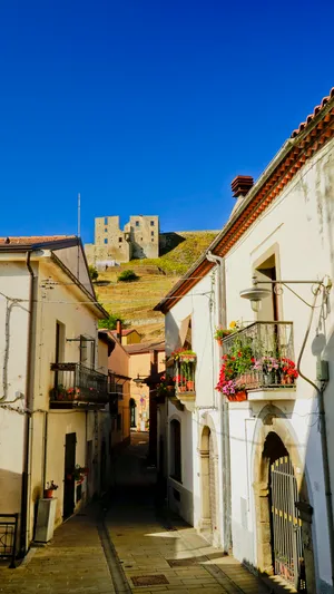 Historic City Church Tower in Ancient Town