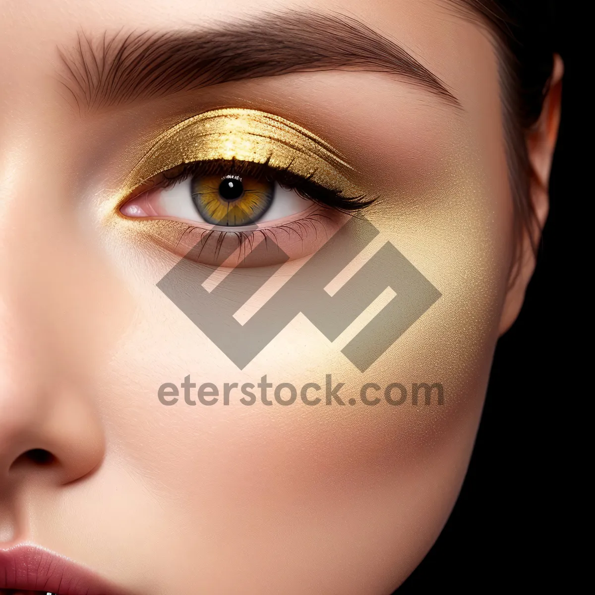 Picture of Sultry Smoky Eyes and Flawless Skin