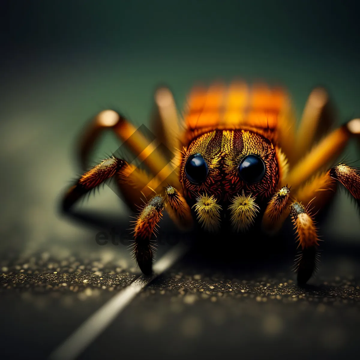 Picture of Close-up view of a winged beetle insect in the wild