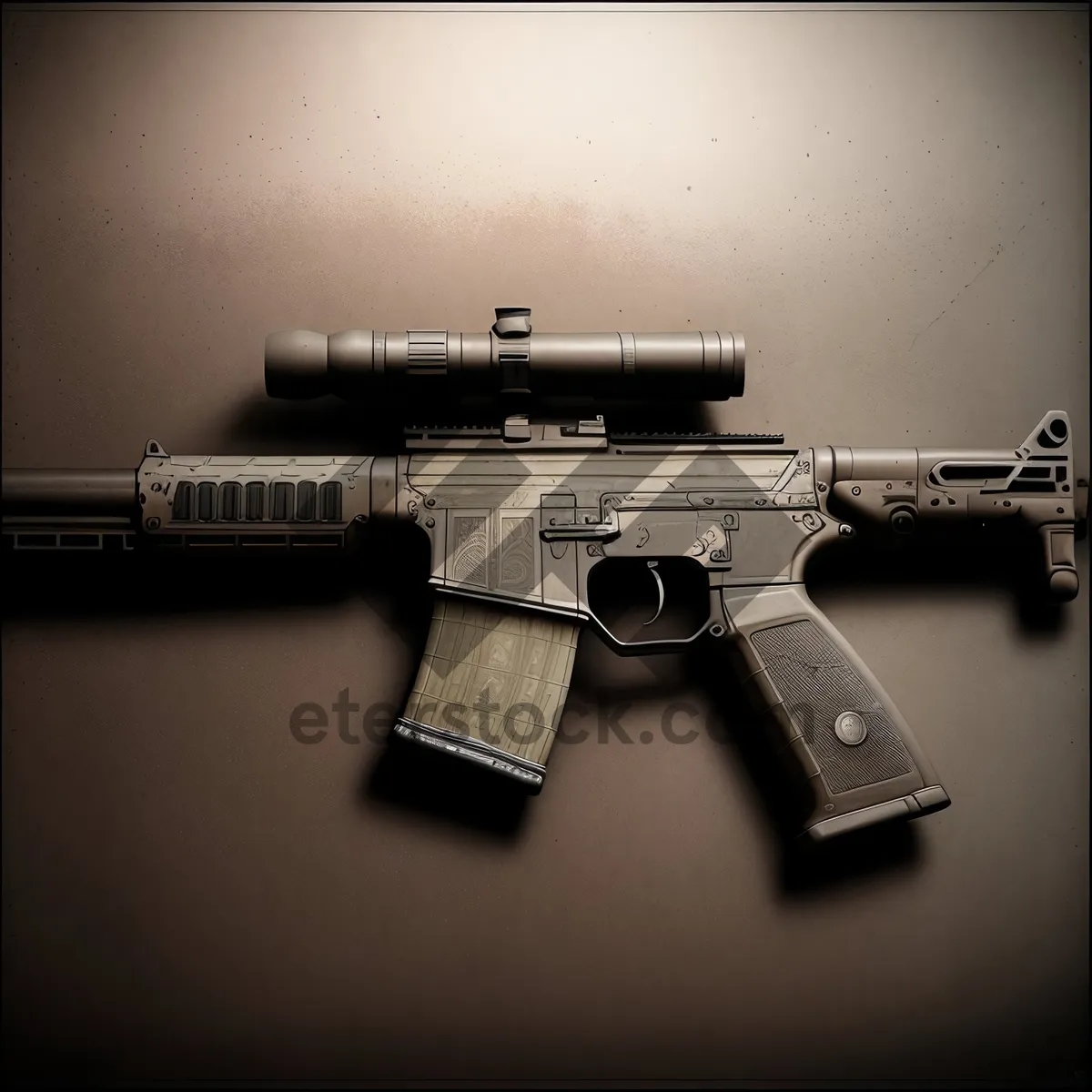 Picture of Modern Assault Rifle: Advanced Firearm for Combat