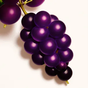 Delicious Grape Cluster Bursting with Fresh Juicy Sweetness!