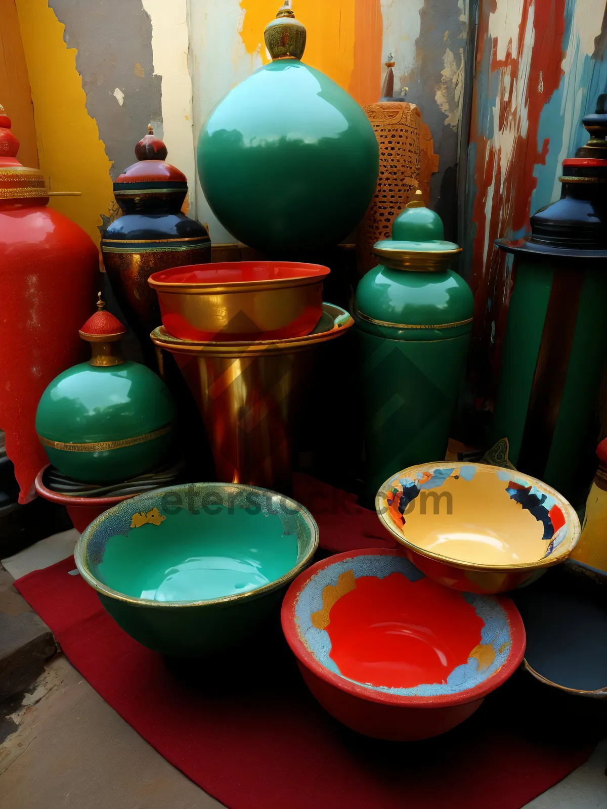 Picture of Vibrant Kitchen Mixing Bowl: Colorful and Versatile Vessel