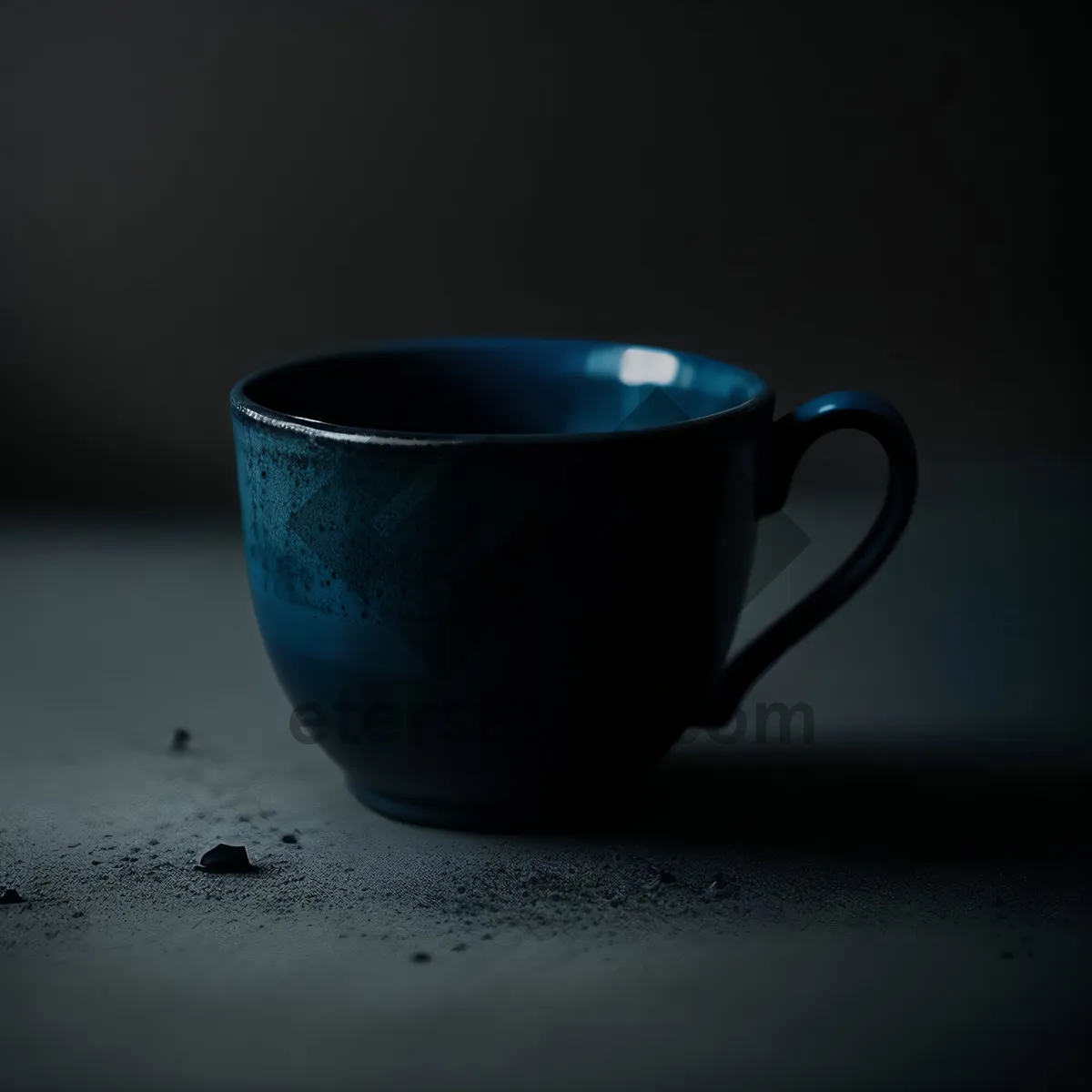 Picture of Hot Morning Brew in Ceramic Coffee Mug with Saucer