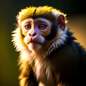 Cute Baby Monkey in the Wild