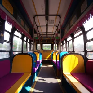 Urban Metro Station with Empty Glass Windows