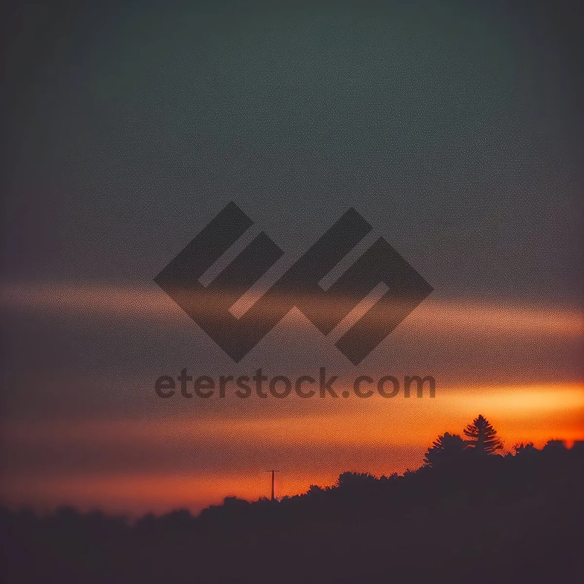 Picture of Sunset Horizon: A Serene Evening Sky