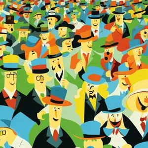 Colorful Geometric Graphic Design Set