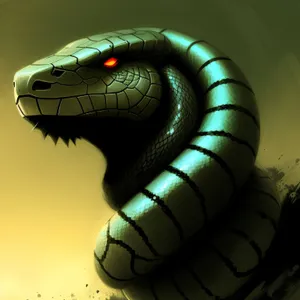 Deadly Serpent Staring with Intensity