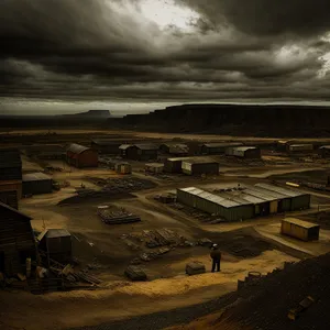 Speedway Racing amidst Scenic Beach and Mountain Landscape