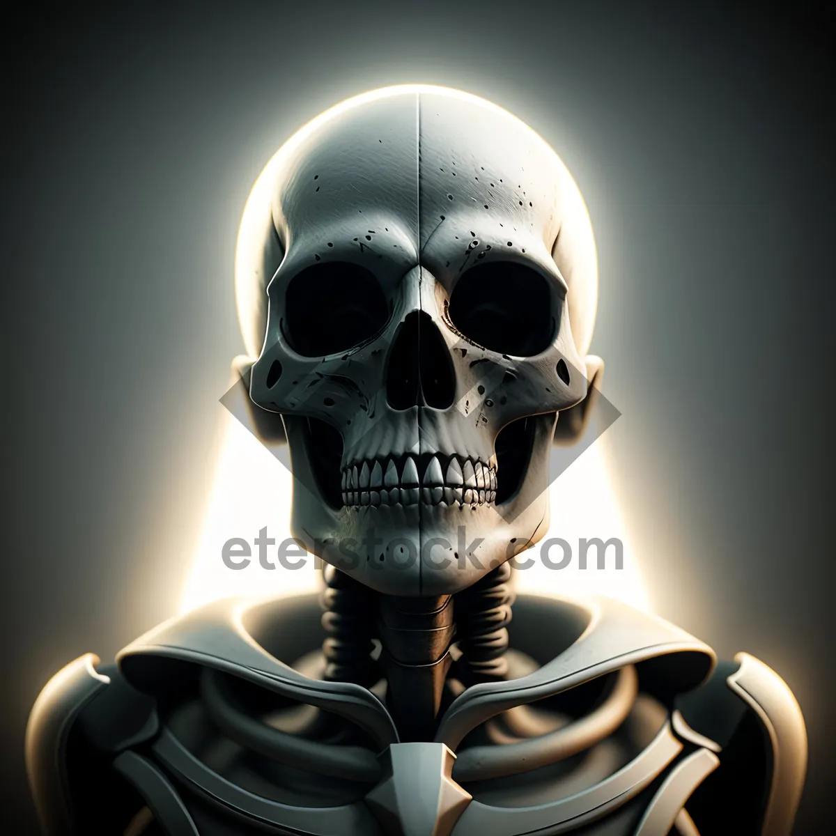 Picture of Mechanical Skull Mask: Terrifying War Gearshift Bones