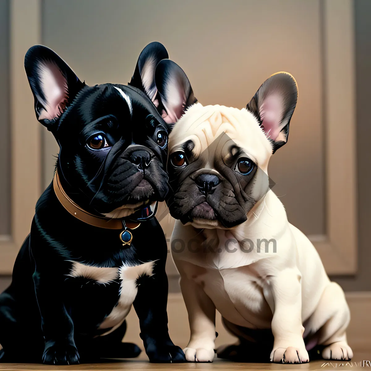 Picture of An absolutely endearing Bulldog puppy - a purebred canine companion