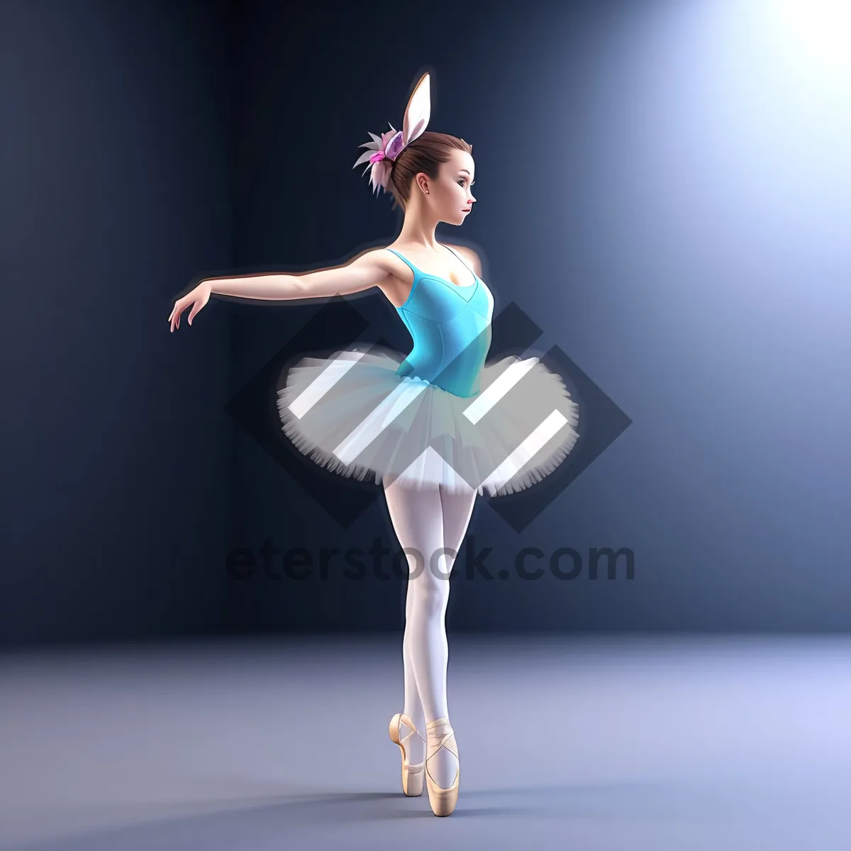 Picture of Graceful ballet dancer showcasing elegant dance moves.