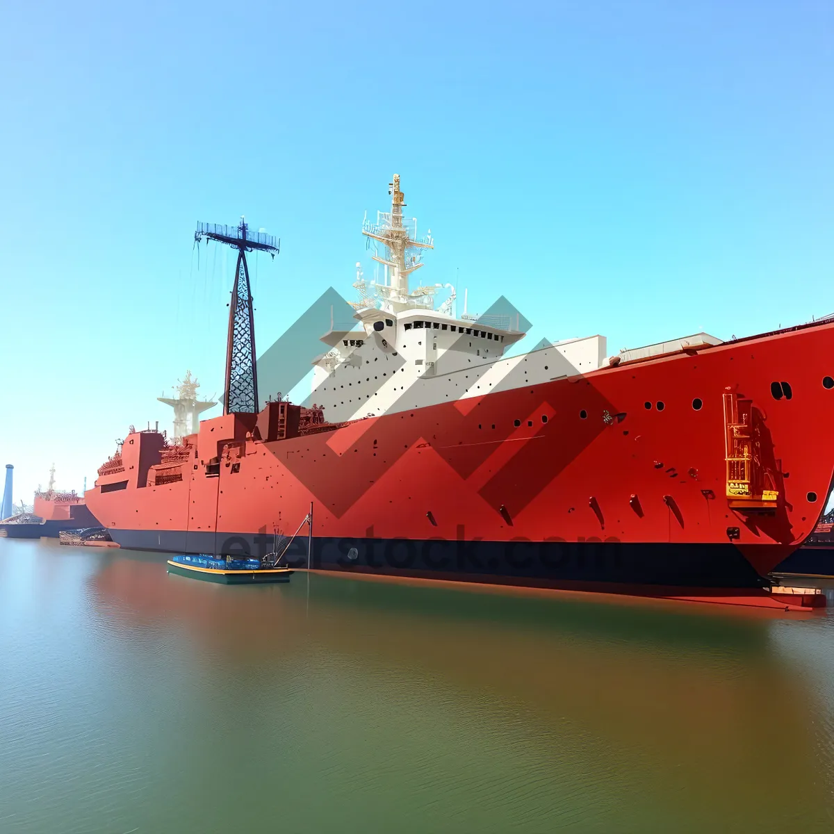 Picture of Ocean Transport: Cargo Ship and Port