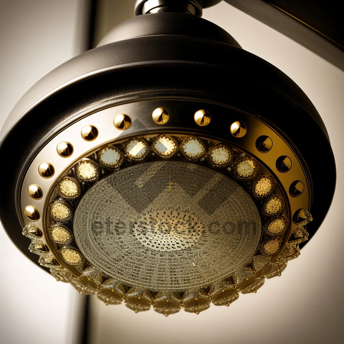 Picture of Filtered Elegance: Patterned Chandelier Shower Light